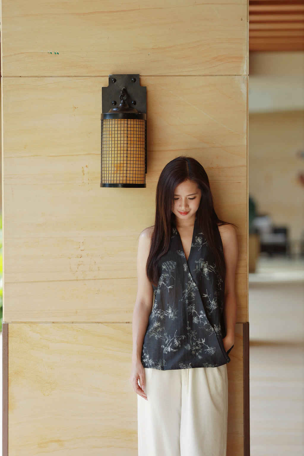 Muse Floral Top Black