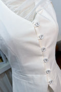 Mira Vest Top White